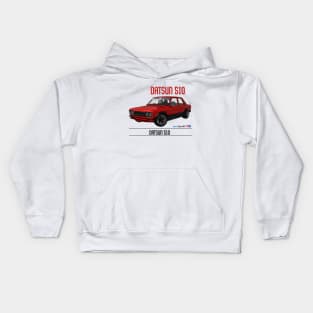 Datsun 510 Red Kids Hoodie